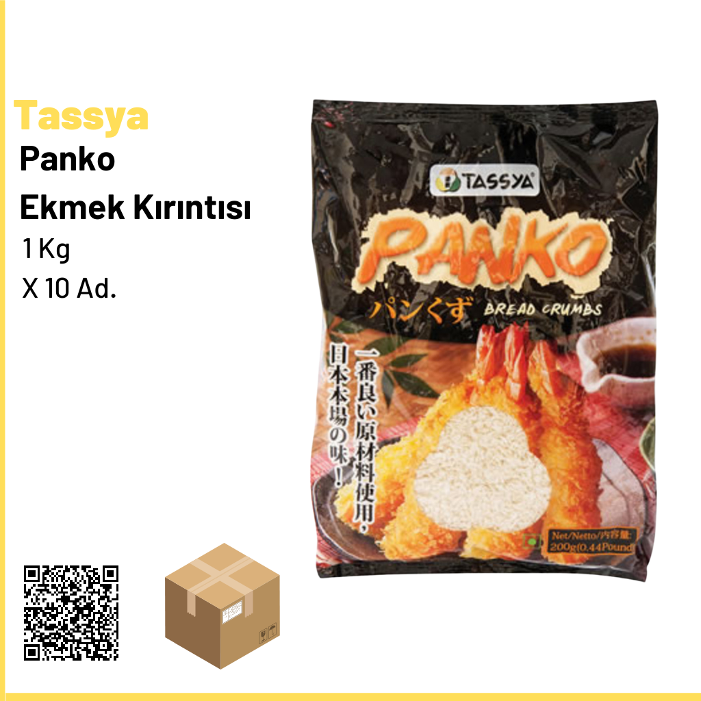 Tassya Panko Ekmek Kırıntısı (Bread Crumbs ) 1  Kg x 10 Ad1 Ad: 139 Tl