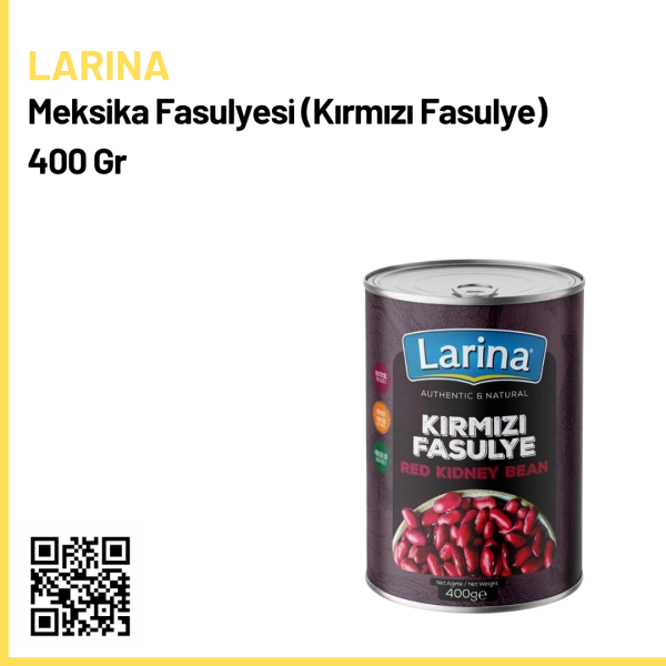 Larina Meksika Fasulyesi (Kırmızı Fasulye) 400 Gr