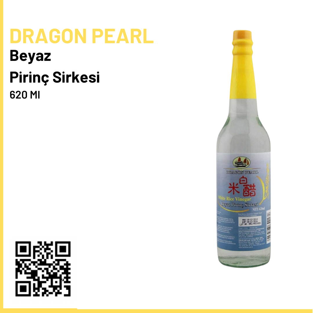 Dragon Pearl Beyaz Pirinç Sirkesi 620 ml