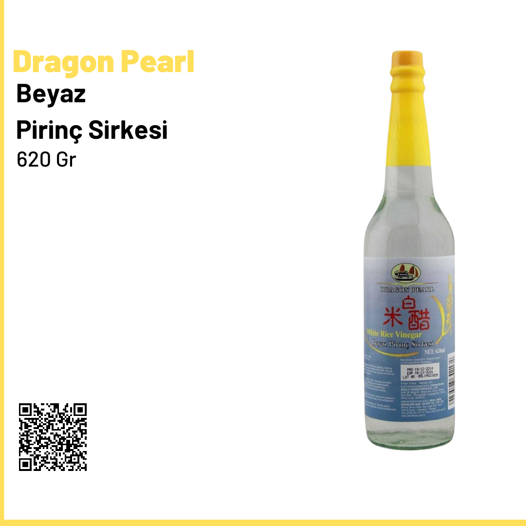 Dragon Pearl Beyaz Pirinç Sirkesi 620 ml