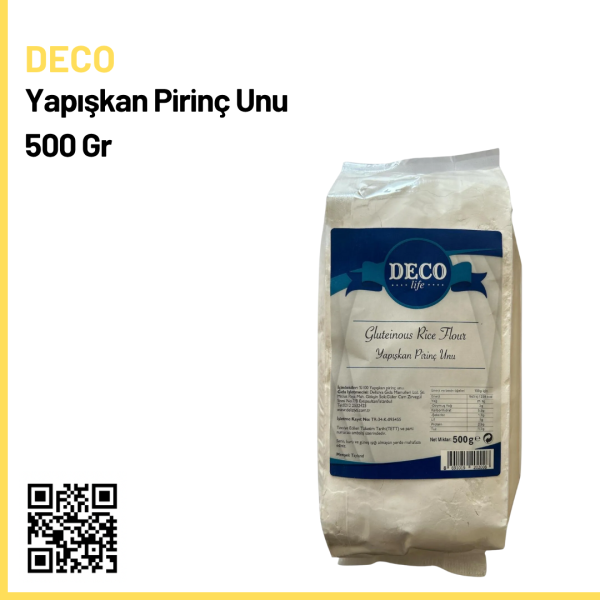 De&Co Yapışkan Pirinç Unu 500 Gr