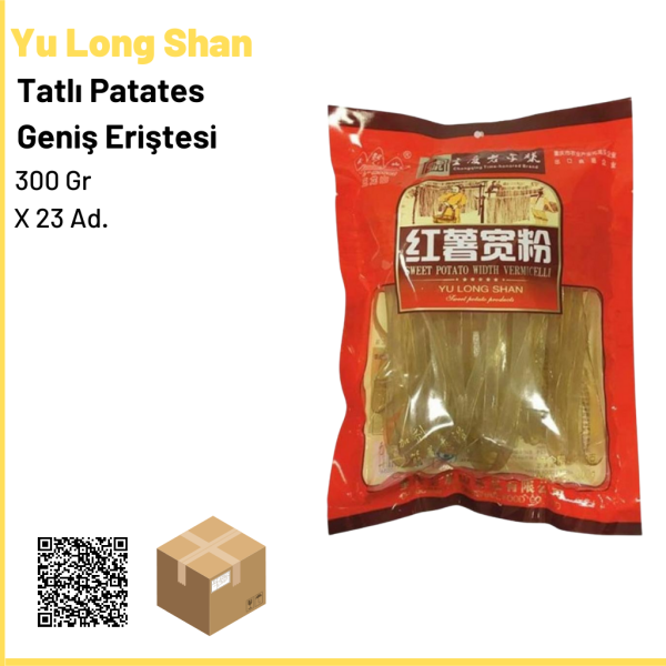 Yu Long Shan Tatlı Patates Geniş Eriştesi ( Sweet Potato Width Vermicelli) × 23 Ad. 1 Ad.:85 Tl