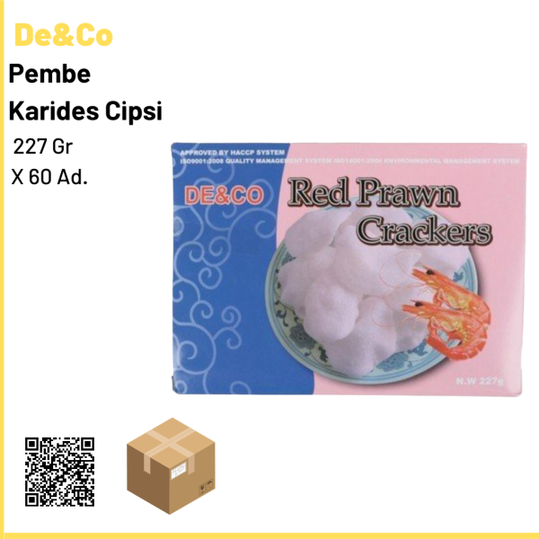 De&Co Pembe Karides Cipsi 227 gr × 60 Ad. 1 Ad.: 34 Tl