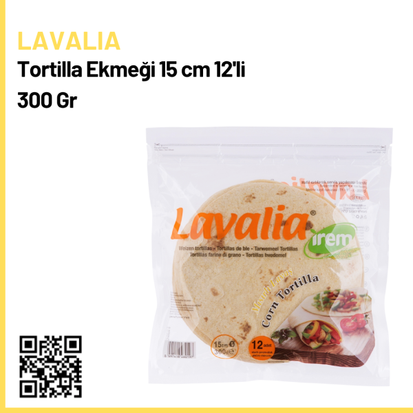 Lavalia Tortilla Ekmeği 15 Cm 12'li 300 Gr