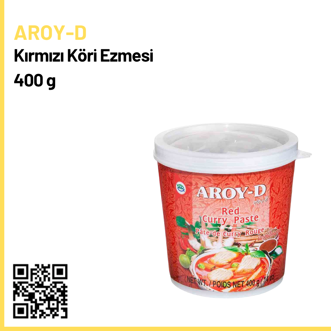 Aroy-D Kırmızı Köri Ezmesi 400 g