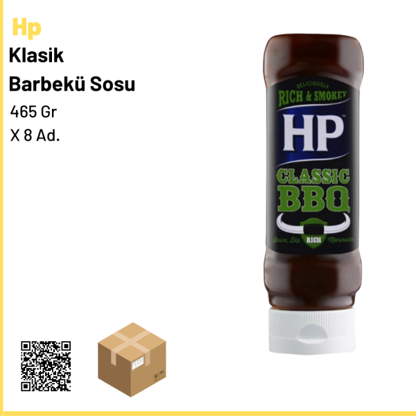 HP Klasik Barbekü Sosu 465 g × 8 Ad. 1 Ad.: 72 Tl