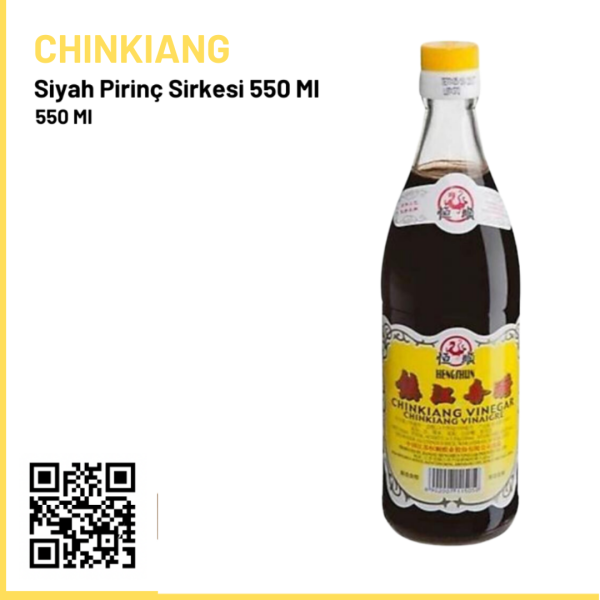 Chinkiang Siyah Pirinç Sirkesi 550 Ml