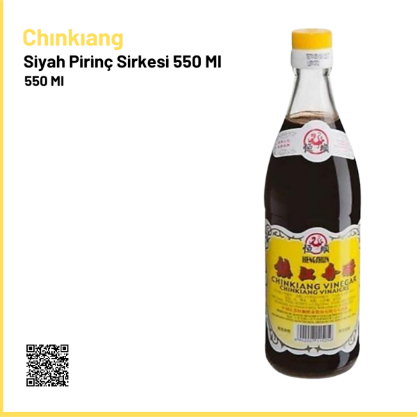 Chinkiang Siyah Pirinç Sirkesi 550 Ml