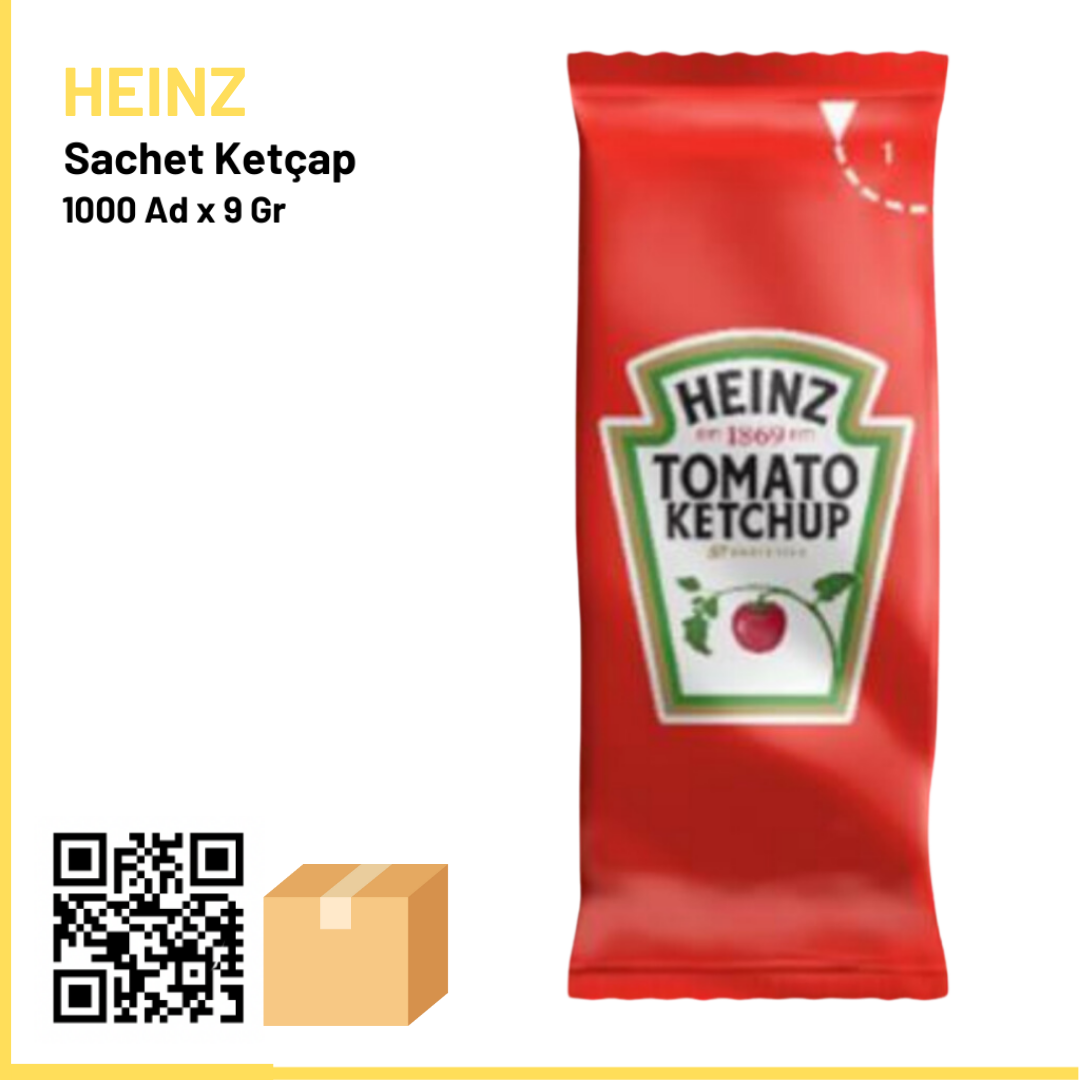 Heinz 1000 Ad x 9 Gr Sachet Ketçap