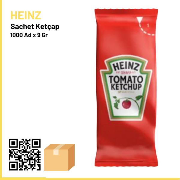 Heinz 1000 Ad x 9 Gr Sachet Ketçap