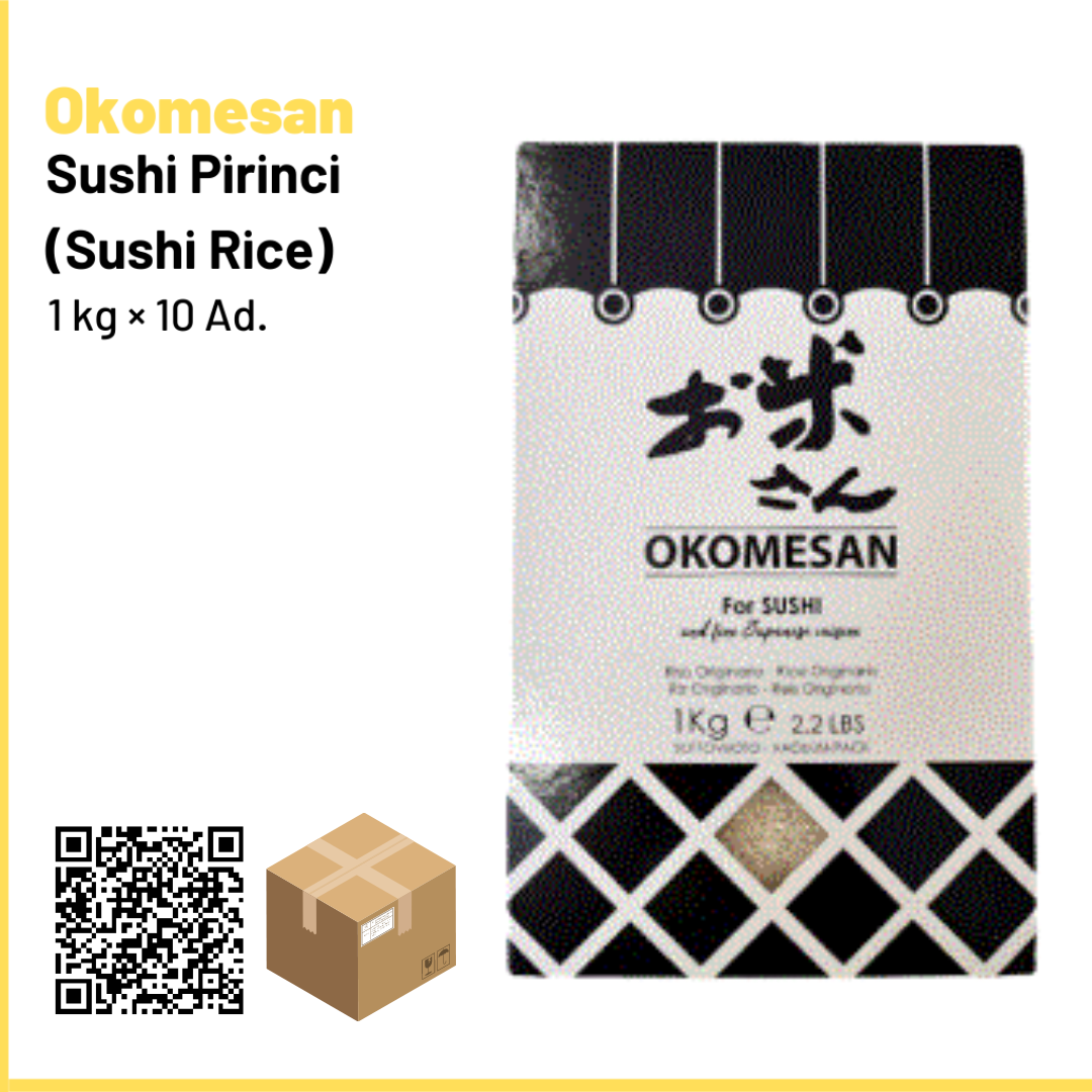 Okomesan Sushi Pirinci 1 kg (Sushi Rice) × 10 Ad.