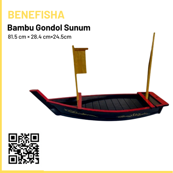 Benefısha Bambu Gondol Sunum 81,5x28,4x24,5 Cm