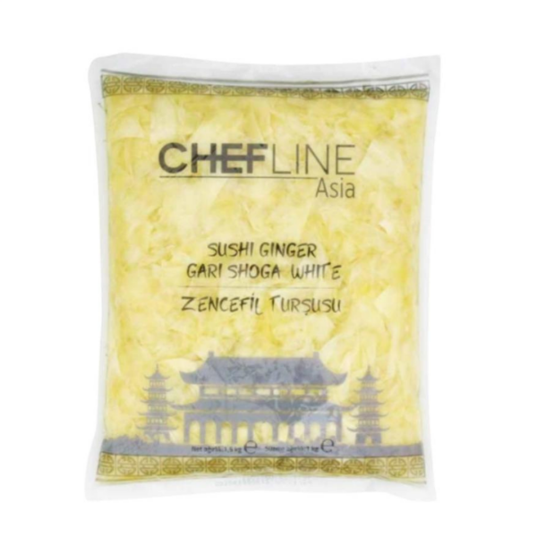 Chefline Asia Gari Shoga Zencefil Turşusu 1.5 Kg × 10 Ad. 1 Ad. 129  Tl