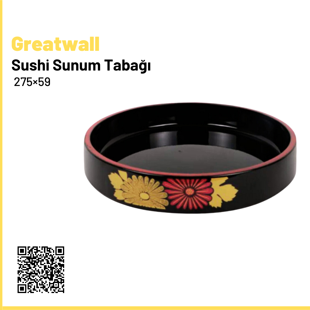 Greatwall Sushi Sunum Tabağı 275 Cm ×59 Cm