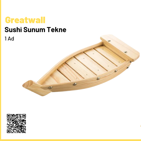 Greatwall Sushi Sunum Tekne 24x15 Cm