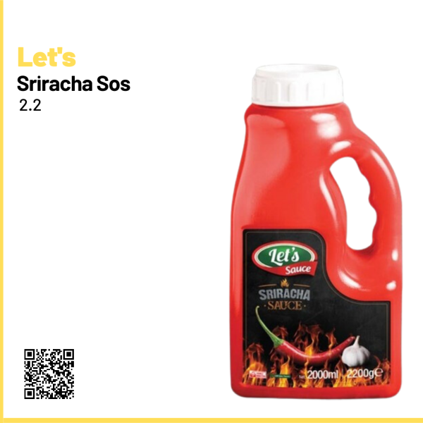 Let's Sriracha Sos 2.2 Kg