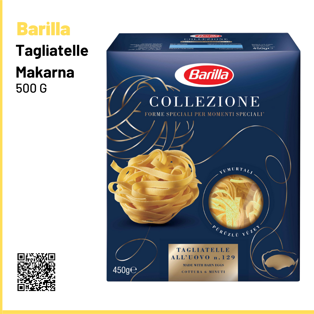 Barilla Tagliatelle Makarna 500 Gr