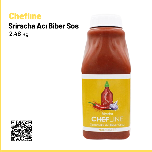 Cheflıne Sriracha Acı Biber Sos 2,48 kg