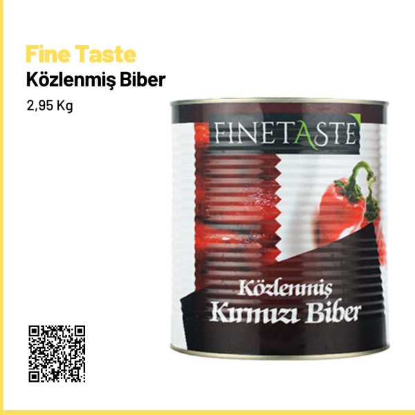 Fine Taste Közlenmiş Biber 2,95 Kg