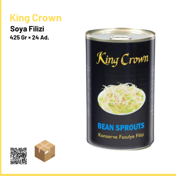 King Crown Soya Filizi 425 gr × 24 Ad 1 Ad. 59Tl