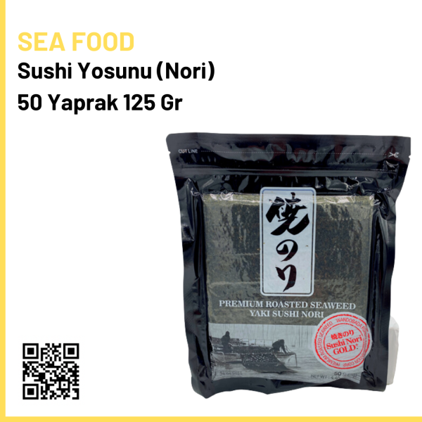 Sea Food Sushi Yosunu (Nori) 50 Yaprak 125 Gr