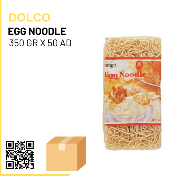 Dolco Gold Egg Noodle Yumurtalı Çin Eriştesi 350 gr (Egg Noodle) x 50 adet