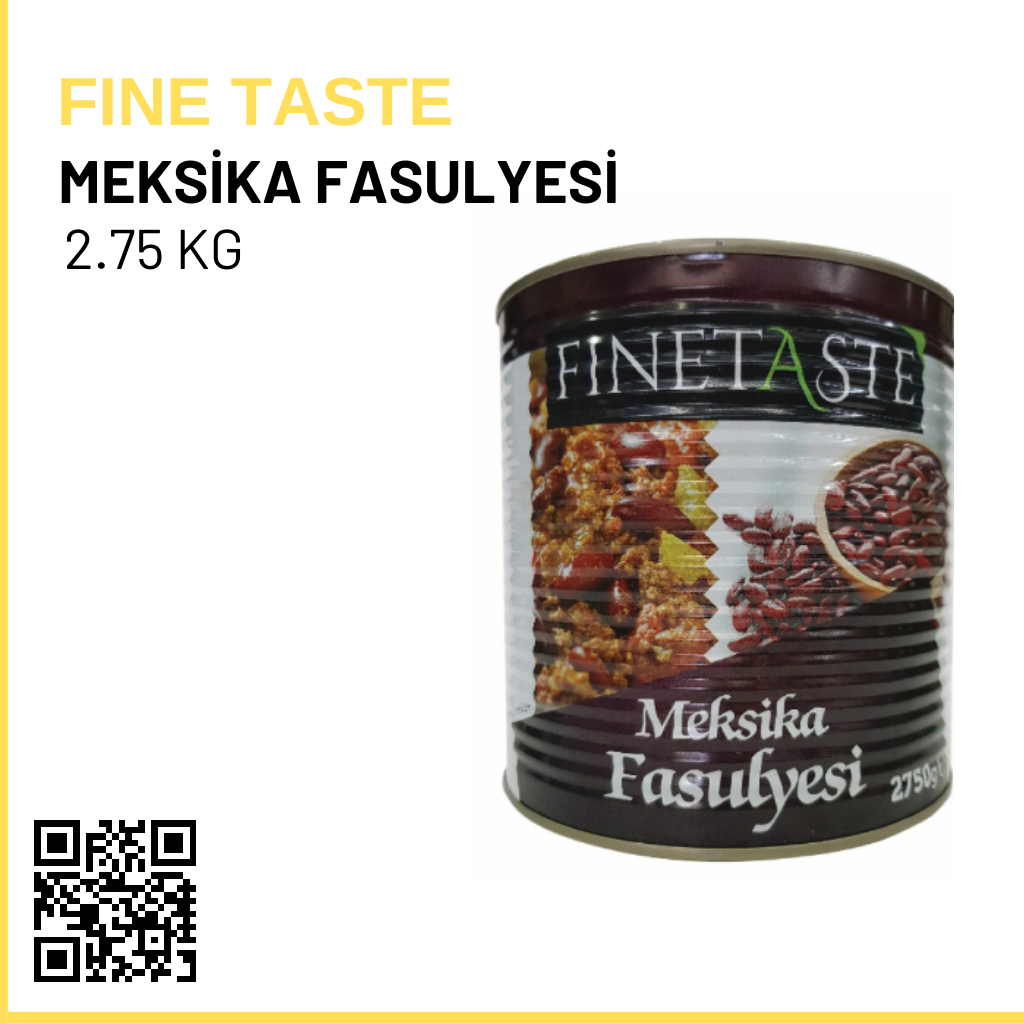 Fine Taste Meksika Fasulyesi 2,75 Kg