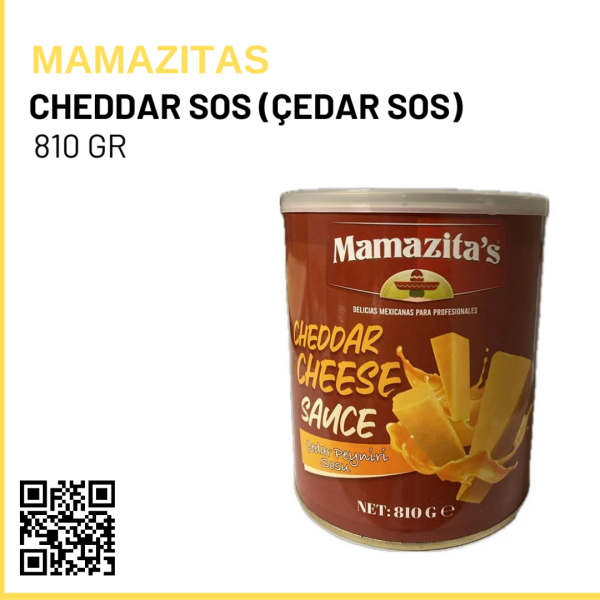 Mamazitas Cheddar Sos 810 Gr (Çedar Sos)