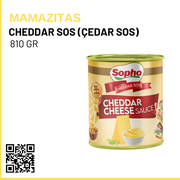 Mamazitas Cheddar Sos 810 Gr (Çedar Sos)