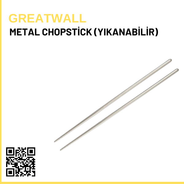 Metal Chopstick  (Yıkanabilir)