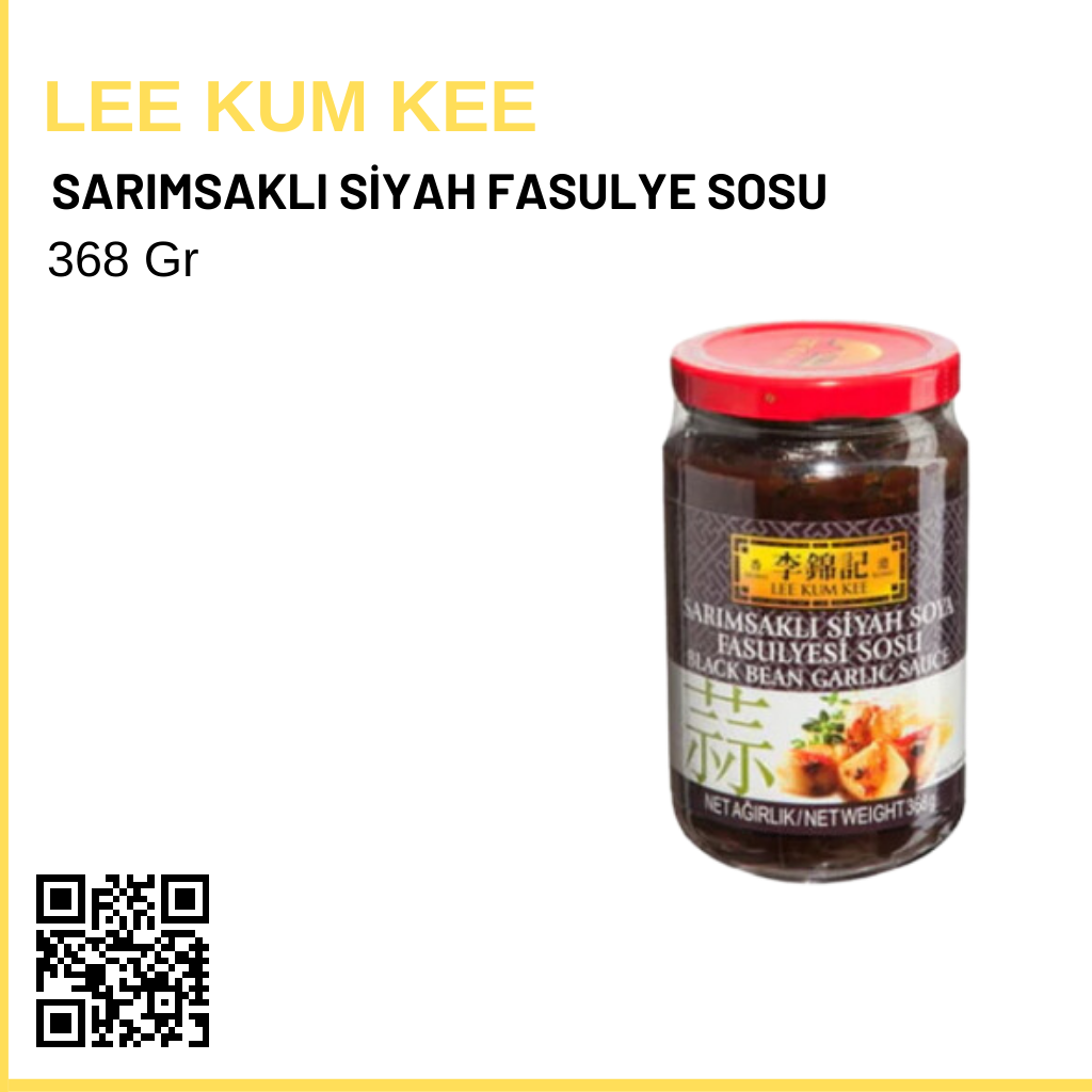Lee Kum Kee Sarımsaklı Siyah Fasulye Sosu 368 Gr (Garlic Black Bean Sauce)
