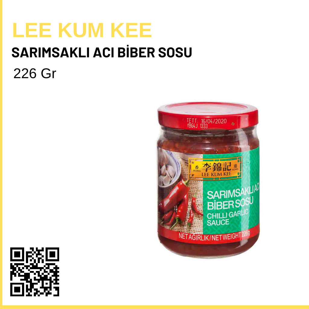 Lee Kum Kee Sarımsaklı Acı Biber Sos 226 Gr