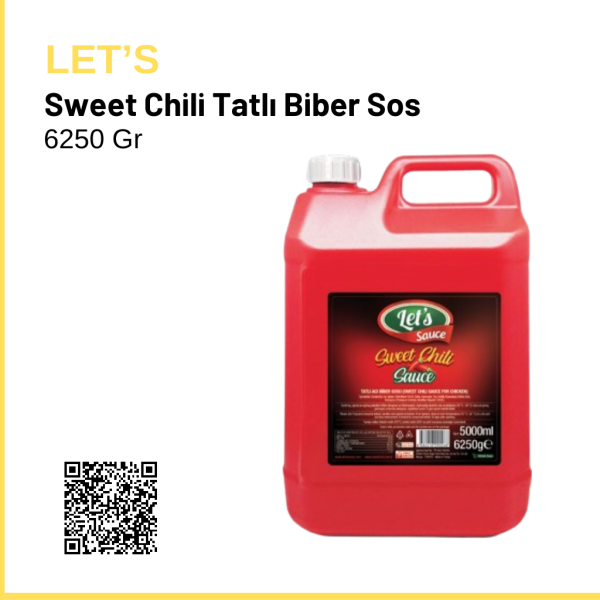 Let's Sauce Sweet Chili Sauce (Tatlı Biber Sosu) 6250 Gr