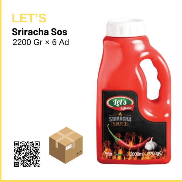 Let's Sriracha Sos 2.2 Kg × 6 Ad