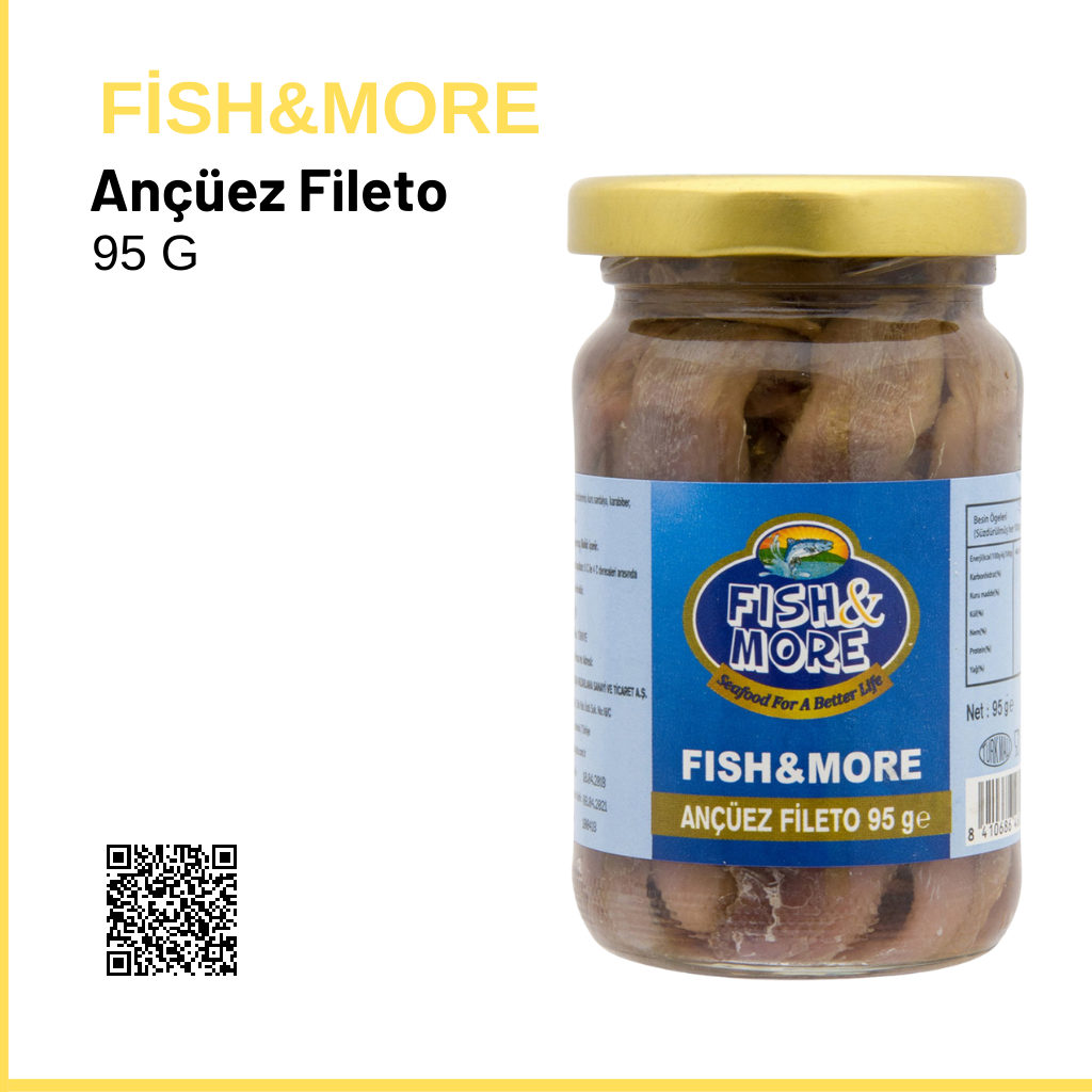 Fish&More Ançüez Fileto 95 G