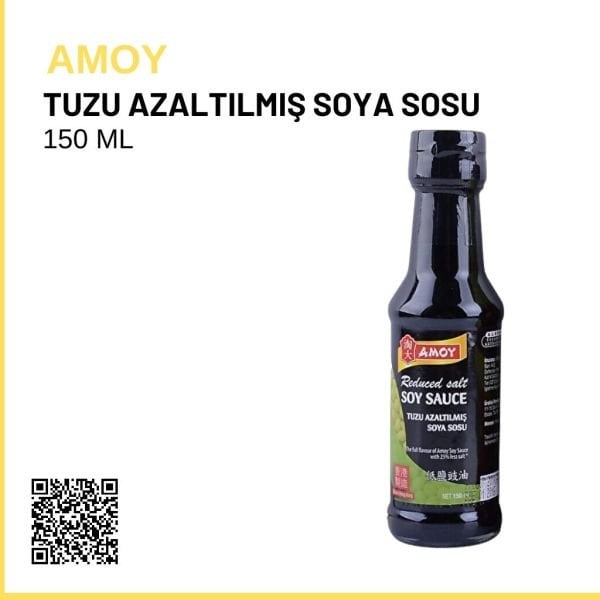 Amoy Tuzu Azaltılmış Soya Sosu 150 Ml