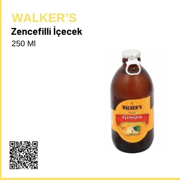 Walker's Zencefilli İçecek 250 Ml