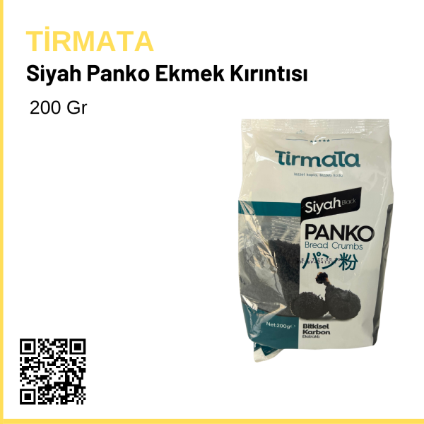 Tirmata Siyah Panko Ekmek Kırıntısı 200 Gr