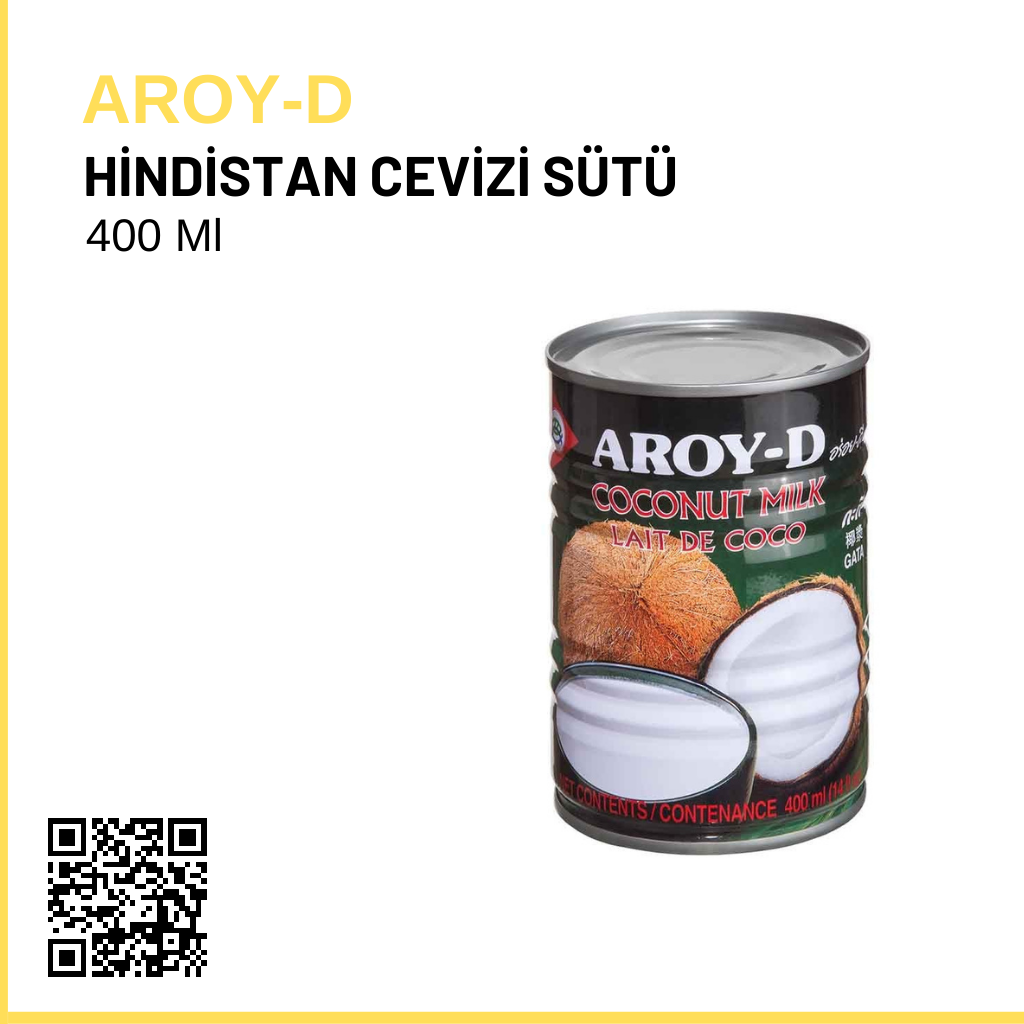 Aroy-d Hindistan Cevizi Sütü 400 Ml