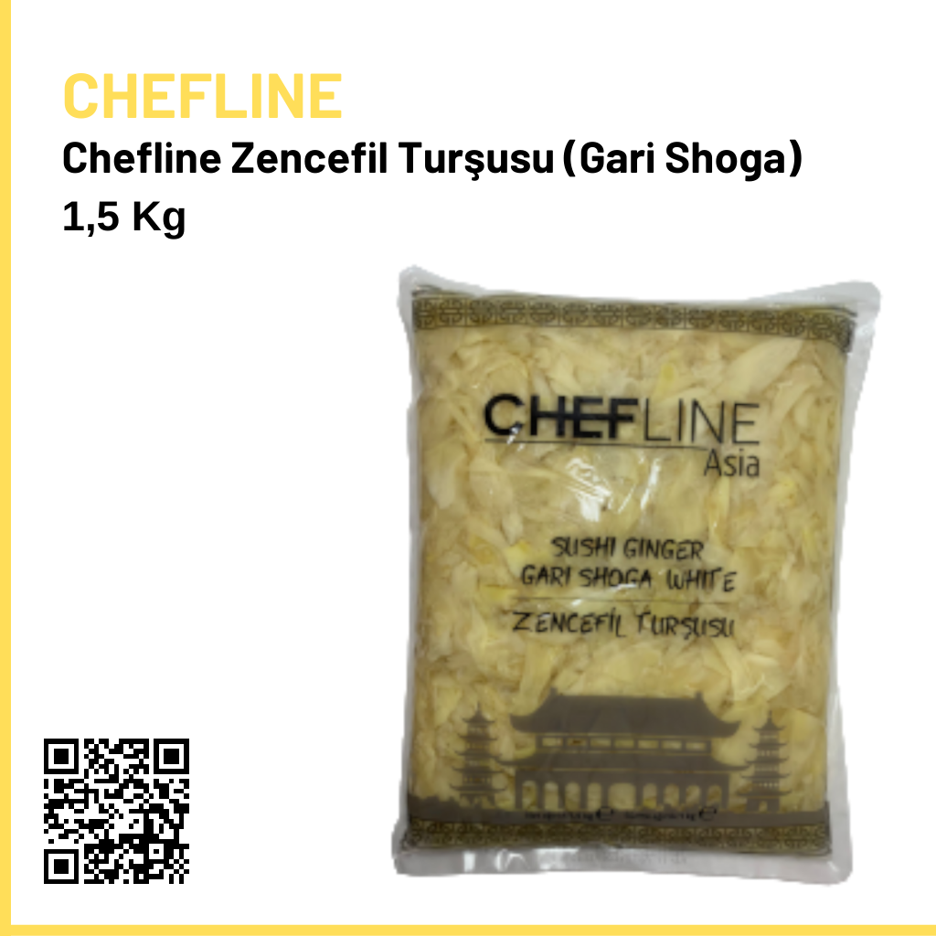 Chefline Zencefil Turşusu (Gari Shoga) 1.5 Kg