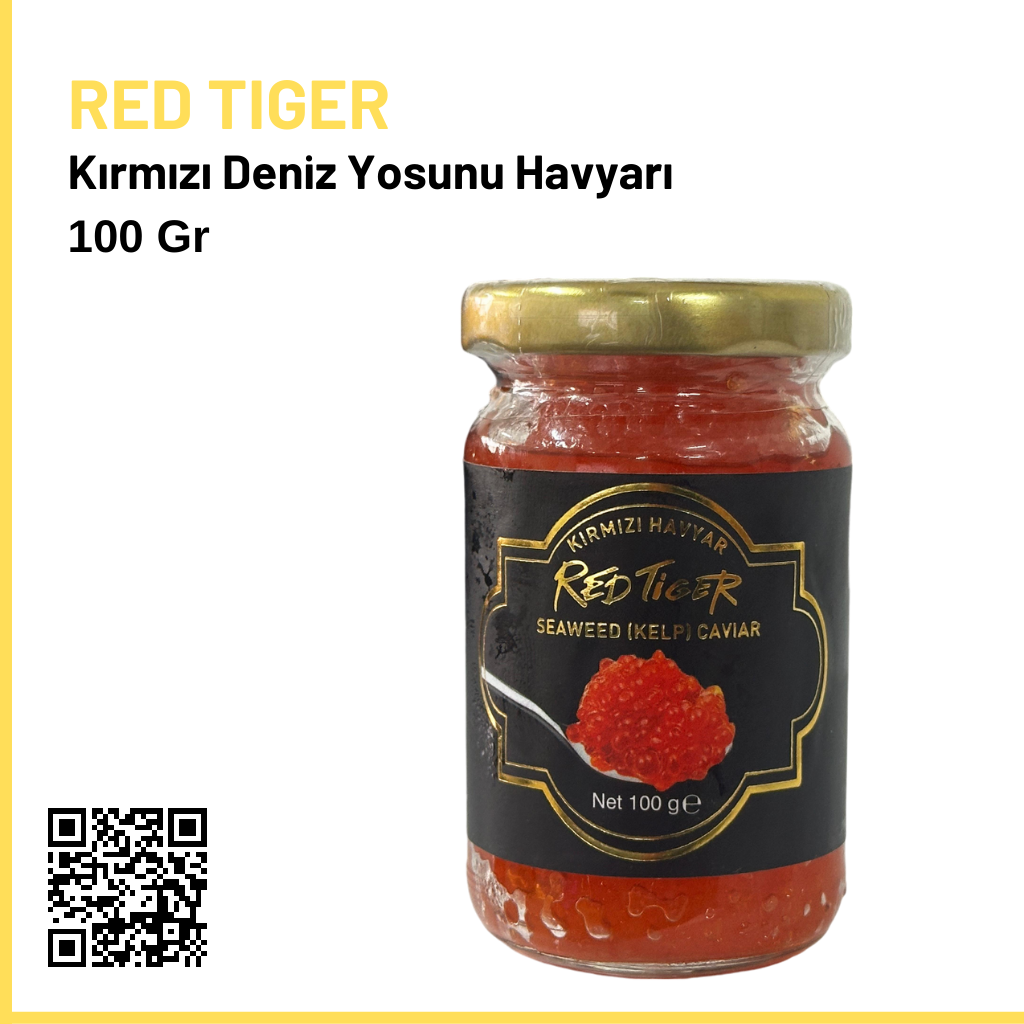 Red Tiger Kırmızı Deniz Yosunu Havyarı 100 Gr