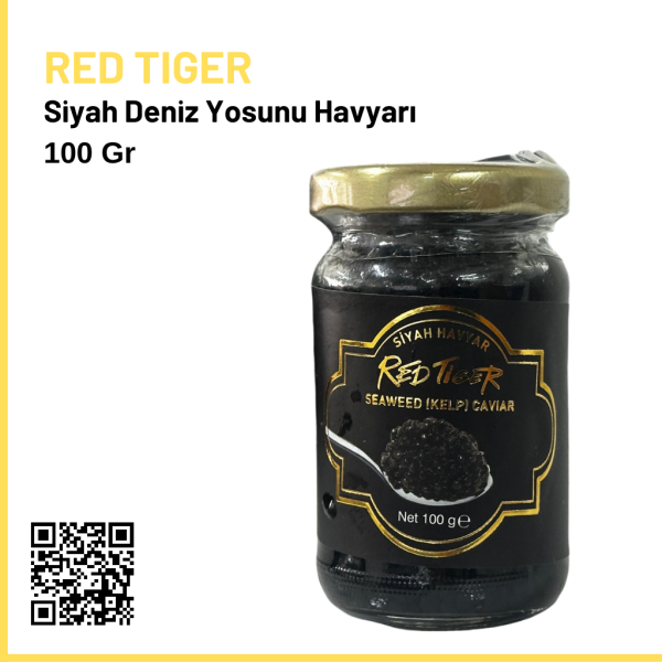 Red Tiger Siyah Deniz Yosunu Havyarı 100 Gr
