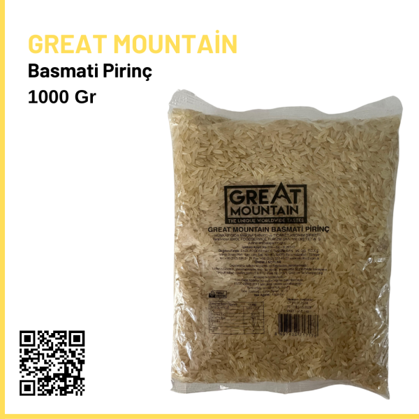 Great Mountain Basmati Pirinç 1000 Gr