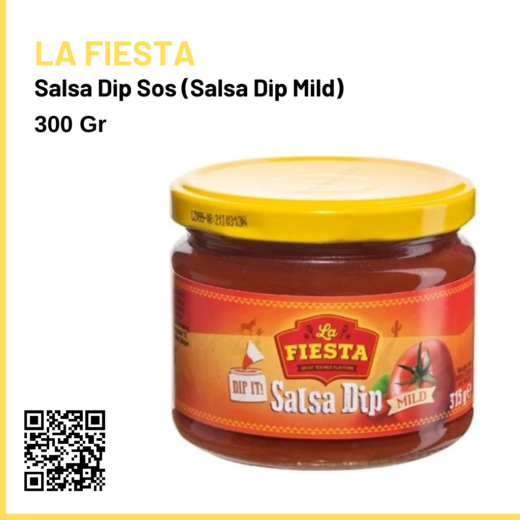 La Fiesta Salsa Dip Sos (Salsa Dip Mild) 300 Gr