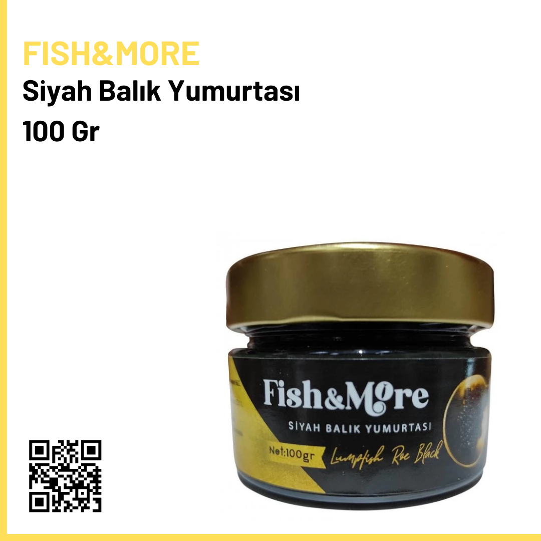 Fish&More Siyah Balık Yumurtası 100 Gr