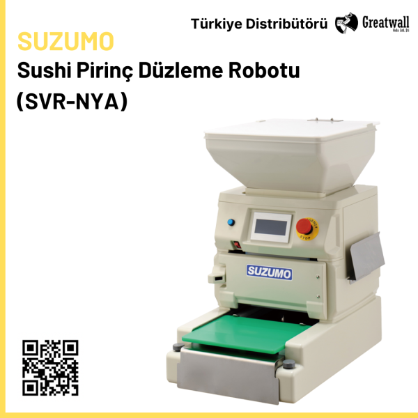 Suzumo Sushi Pirinç Düzleme Robotu (SVR-NYA-CE)