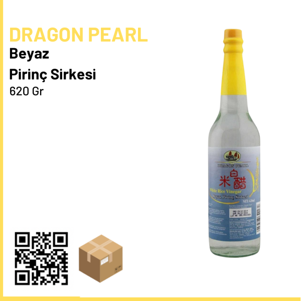 Dragon Pearl Beyaz Pirinç Sirkesi 620 ml x12 (Ad: 125₺)