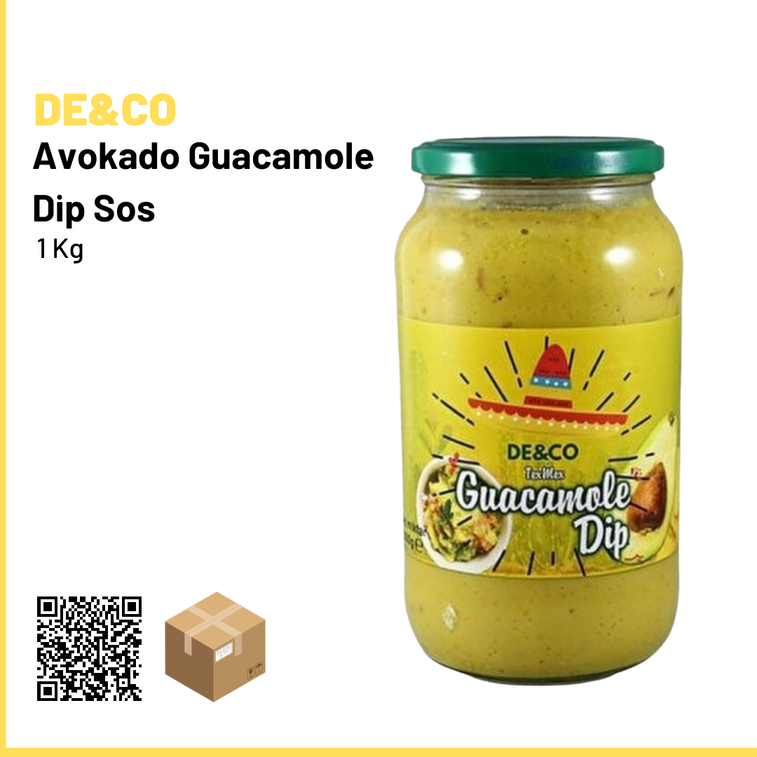 De&Co Avokado Guacamole Dip Sos 1 kg x6 (Ad: 350₺)