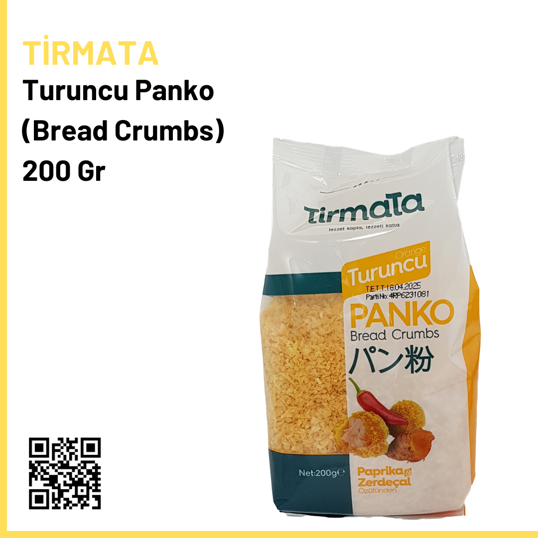 Tirmata Turuncu Panko (Bread Crumbs) 200 Gr