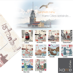 Karre Cities_Kapaklı Topraklı Priz/Kız Kulesi (Mekanizma+Kapak+Çerçeve dahil)